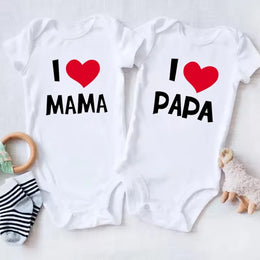 Mameluco de Bebe Divertido Mama Papa